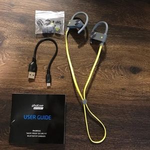 Green & Gray earbuds